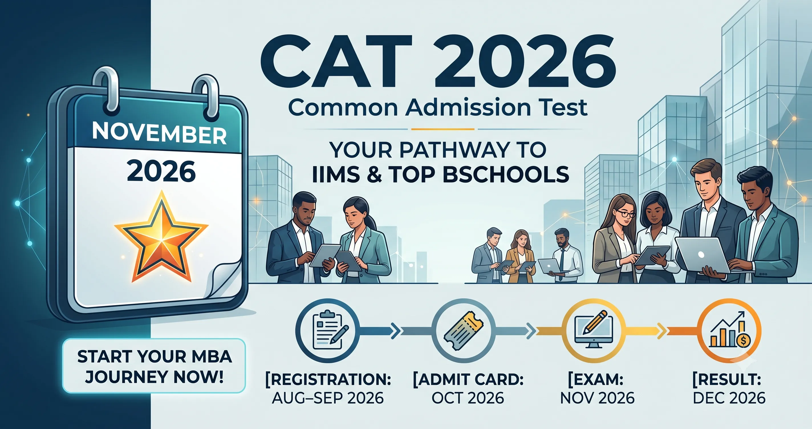 CAT 2026 Exam Dates, Registration, Eligibility & Latest Updates