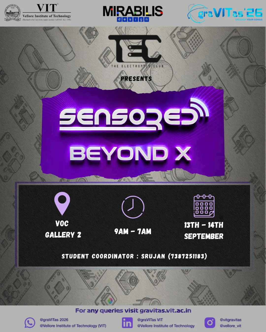 SENSORED BEYOND X 2026: IoT Workshop & Hackathon at VIT Vellore